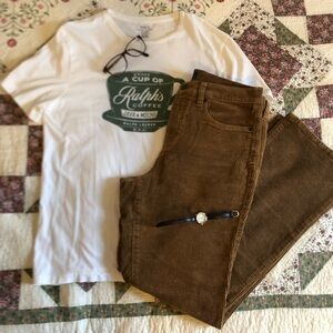Vintage Lauren jeans co Brown Corduroy Pants